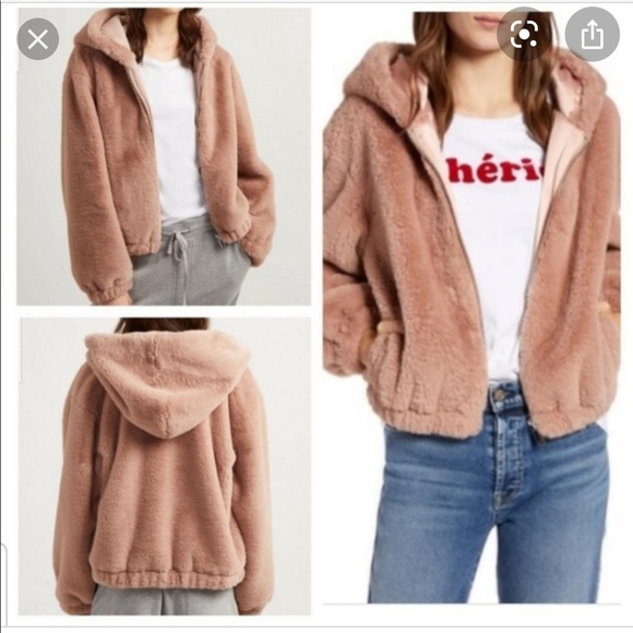 french connection faux fur jacket - Picture 3 of 6